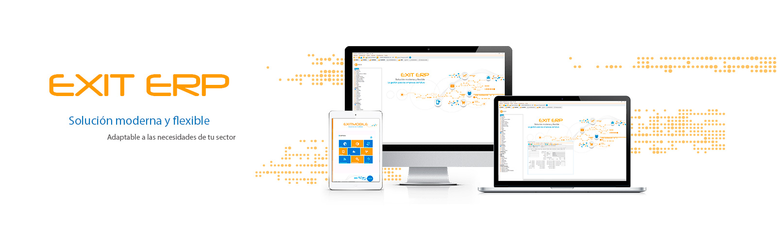 EXIT ERP: solución moderna y flexible, adaptable a las necesidades de tu sector
